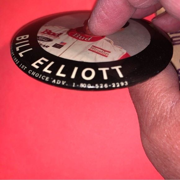 Vintage 1992 Bill Elliott Nascar Racing Pinback Button - Picture 5 of 5